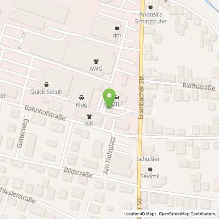 Standortübersicht der Tankstelle OIL! Tankstelle Elsenfeld in 63820 Elsenfeld