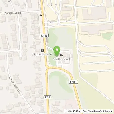 Standortübersicht der Tankstelle Shell Koeln Godorfer Hauptstr. 144 in 50997 Koeln