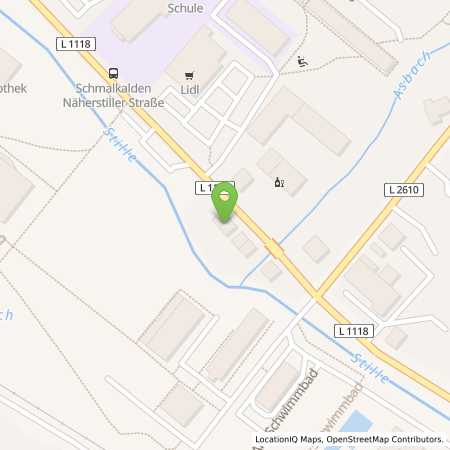 Standortübersicht der Benzin-Super-Diesel Tankstelle: Guenther Tank in 98574, Mittelstille