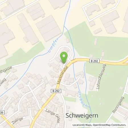 Standortübersicht der Tankstelle Shell Boxberg Marktstr. 61 in 97944 Boxberg