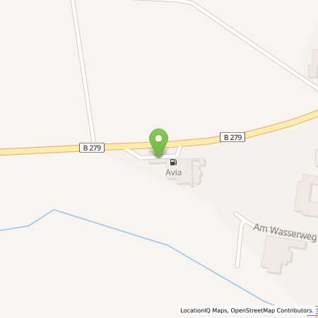 Standortübersicht der Benzin-Super-Diesel Tankstelle: AVIA Tankstelle in 36157, Ebersburg-Thalau