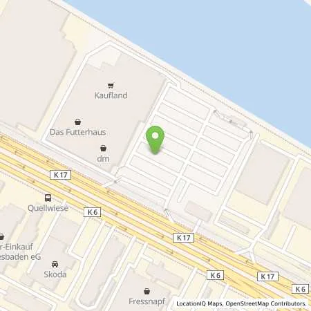 Standortübersicht der Tankstelle Supermarkt-Tankstelle am real,- Markt MAINZ RHEINALLEE 120 in 55120 Mainz