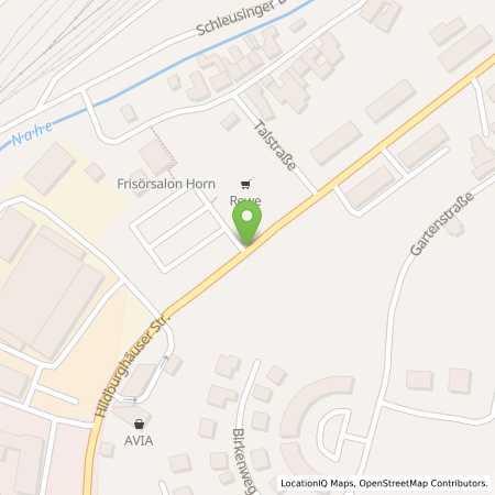 Standortübersicht der Benzin-Super-Diesel Tankstelle: Kai Schuldt in 98553, Schleusingen
