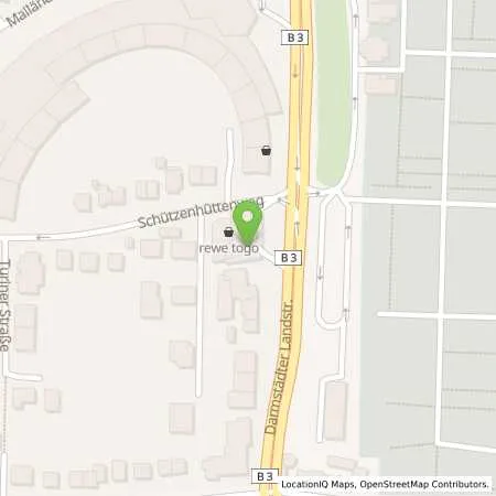 Standortübersicht der Tankstelle Aral Tankstelle in 60598 Frankfurt