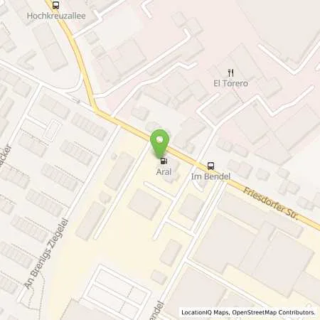 Standortübersicht der Tankstelle Aral Tankstelle in 53175 Bonn
