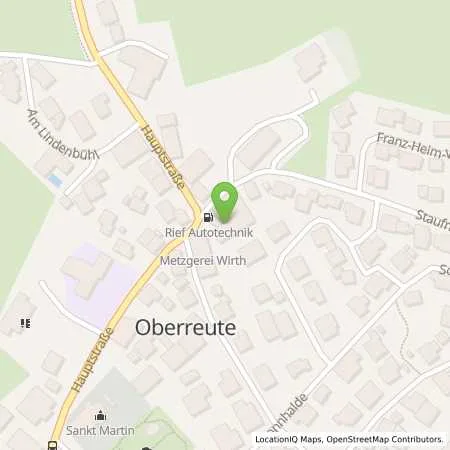 Standortübersicht der Tankstelle AVIA Xpress Automatentankstelle in 88179 Oberreute