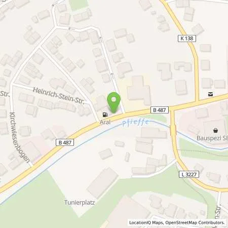 Standortübersicht der Tankstelle Aral Tankstelle in 34286 Spangenberg
