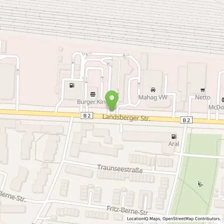 Standortübersicht der Tankstelle München in 81241 München