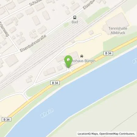 Standortübersicht der Tankstelle ZG Raiffeisen Tankstelle Albbruck in 79774 Albbruck