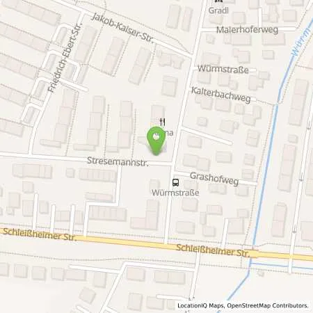 Standortübersicht der Tankstelle Shell Dachau Wuermstr. 3 in 85221 Dachau