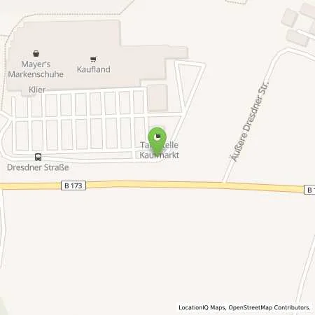 Standortübersicht der Tankstelle Supermarkt Zwickau in 08066 Zwickau