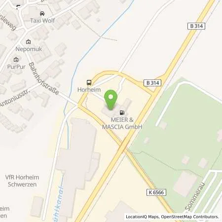 Standortübersicht der Tankstelle bft Tankstelle M&M KFZ Service GmbH in 79793 Wutöschingen (Horheim)