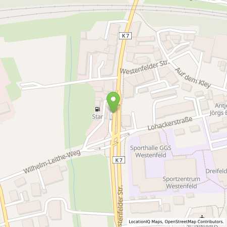 Standortübersicht der Benzin-Super-Diesel Tankstelle: star Tankstelle in 44867, Bochum