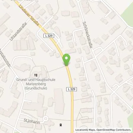 Standortübersicht der Tankstelle TETTNANG - LINDAUER STRASSE 41 in 88069 Tettnang