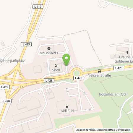 Standortübersicht der Benzin-Super-Diesel Tankstelle: Shell Gau-Algesheim Rheinstr. 53 in 55435, Gau-Algesheim