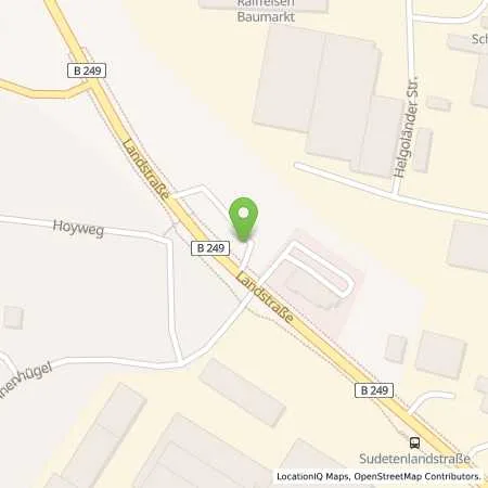 Standortübersicht der Tankstelle JET ESCHWEGE LANDSTRASSE 8 in 37269 ESCHWEGE