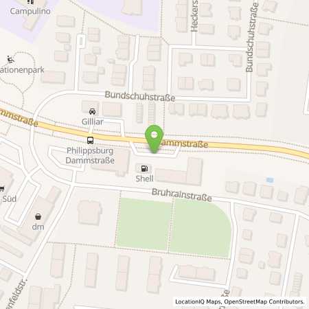 Standortübersicht der Benzin-Super-Diesel Tankstelle: AVIA Phillipsburg in 76661, Phillipsburg