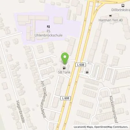 Standortübersicht der Tankstelle SB Gelsenkirchen Polsumerstrasse. 15 in 45894 Gelsenkirchen