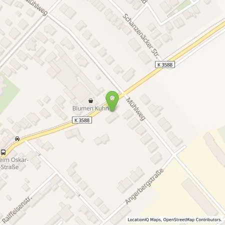 Standortübersicht der Tankstelle AVIA Phillipsburg-Rheinsheim in 76661 Phillipsburg