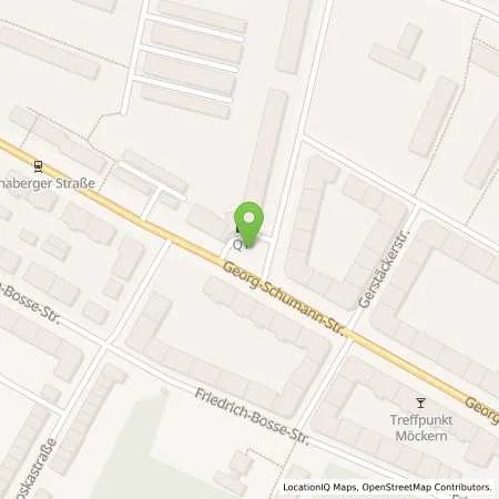 Standortübersicht der Tankstelle Q1 Tankstelle in 04159 Leipzig