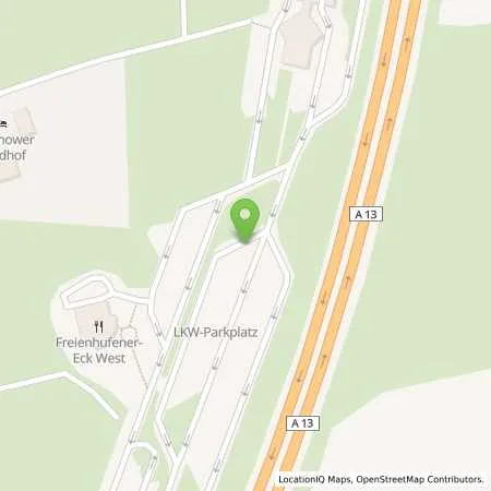 Standortübersicht der Tankstelle TOTAL DROCHOW in 01994 DROCHOW