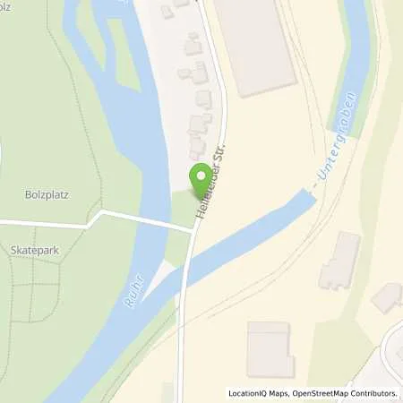 Standortübersicht der Tankstelle Grüne Tankstelle Hellefelder Str. in 59821 Arnsberg