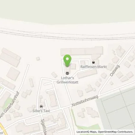 Standortübersicht der Tankstelle Raiffeisen Westfalen Mitte eG in 59494 Soest