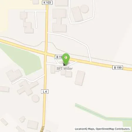 Standortübersicht der Tankstelle bft-willer Station 176 in 25917 Stadum