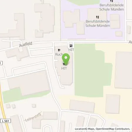 Standortübersicht der Tankstelle VR-Bank in Südniedersachsen eG in 34346 Hann. Münden