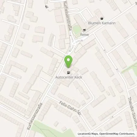 Standortübersicht der Tankstelle TotalEnergies Frankfurt in 60431 Frankfurt