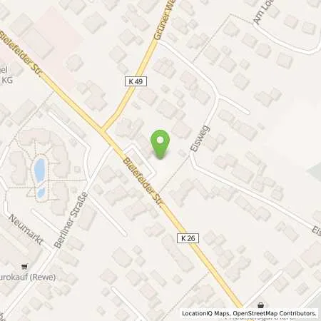 Standortübersicht der Tankstelle Shell Halle (Westf.) Bielefelder Str. 17 in 33790 Halle (Westf.)