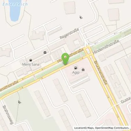 Standortübersicht der Tankstelle MAINZ-LERCHENBERG - HINDEMITHSTR. 6 in 55127 Mainz (Lerchenberg)