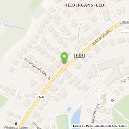 Standortübersicht der Tankstelle Shell Kuerten Koelner Str. 316 in 51515 Kuerten