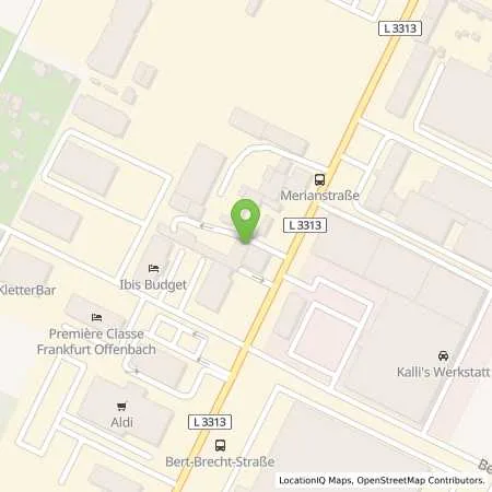 Standortübersicht der Tankstelle OIL! Tankstelle Offenbach in 63069 Offenbach