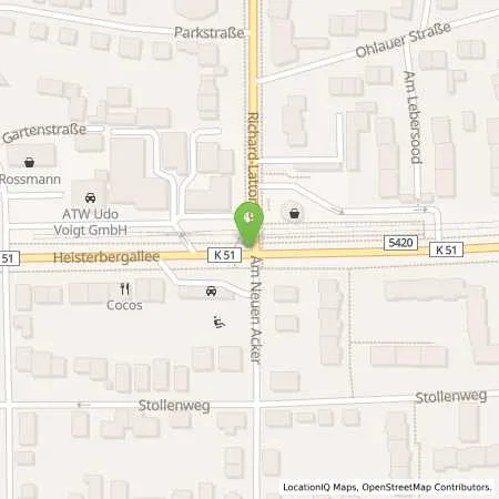 Standortübersicht der Tankstelle Esso Tankstelle in 30453 HANNOVER