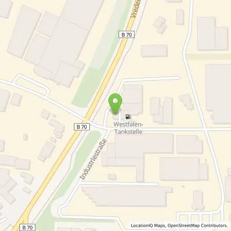 Standortübersicht der Tankstelle Autohaus Albers e. K. in 46354 Südlohn