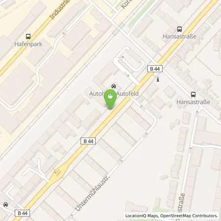 Standortübersicht der Tankstelle JET MANNHEIM UNTERMUEHLAUSTR. 83 in 68169 MANNHEIM