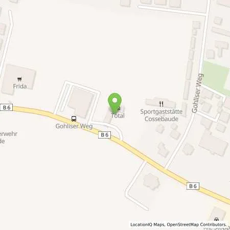 Standortübersicht der Tankstelle TotalEnergies Dresden in 01156 Dresden