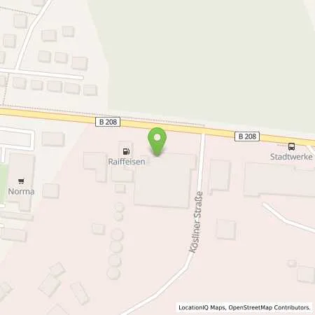 Standortübersicht der Tankstelle Raiffeisen Energie Nord GmbH in 23909 Ratzeburg