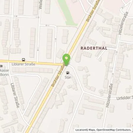 Standortübersicht der Tankstelle star Tankstelle in 50968 Köln