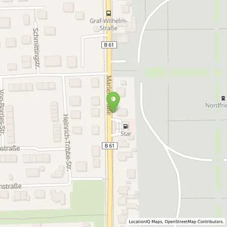 Standortübersicht der Tankstelle star Tankstelle in 32425 Minden