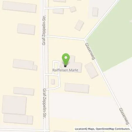 Standortübersicht der Tankstelle Raiffeisen Westfalen Mitte eG in 33181 Bad Wünnerbeg (Haaren)