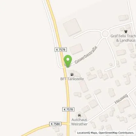 Standortübersicht der Tankstelle TANKSTELLE KIRCHDORF in 88457 Kirchdorf