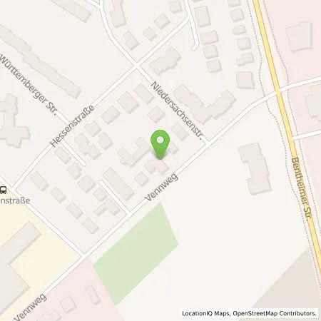 Standortübersicht der Tankstelle Schonhoff in 48529 Nordhorn