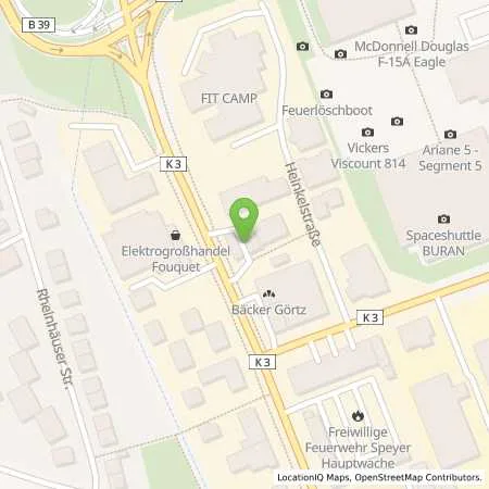 Standortübersicht der Tankstelle Aral Tankstelle in 67346 Speyer