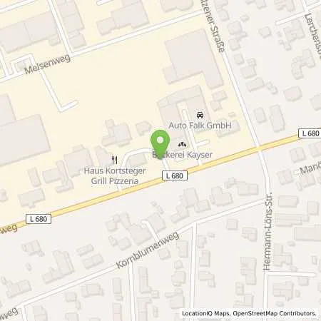 Standortübersicht der Tankstelle Aral Tankstelle in 58708 Menden