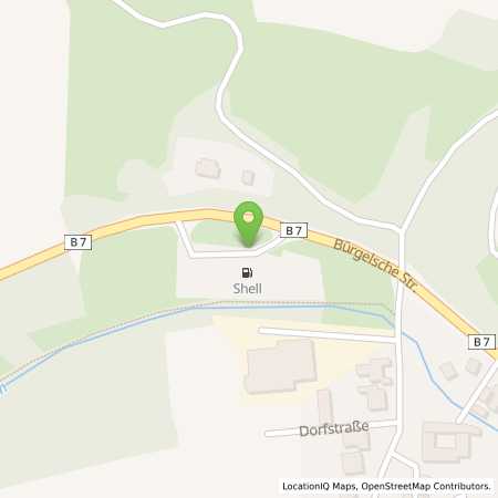 Standortübersicht der Benzin-Super-Diesel Tankstelle: Shell Jena Buergelsche Str. 2 in 07751, Jena