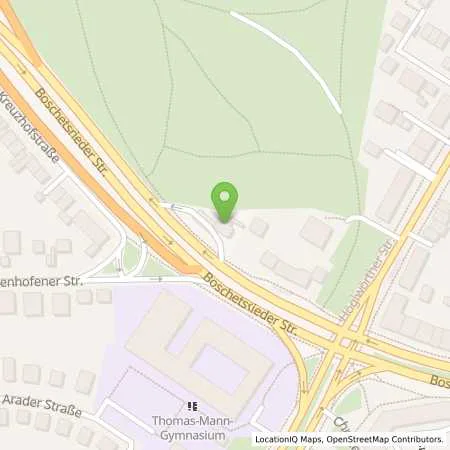 Standortübersicht der Tankstelle MÜNCHEN - BOSCHETSRIEDER STR. 162 in 81379 München