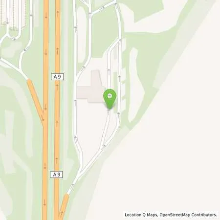 Standortübersicht der Tankstelle Shell Osterfeld A9 Osterfeld Ost in 06721 Osterfeld