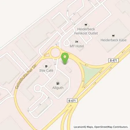 Standortübersicht der Tankstelle ALLGUTH GmbH c/o Sönmez Günan in 82140 Olching